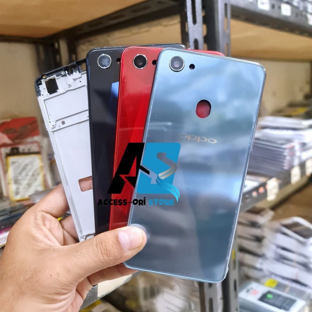 Casing Housing Fullset HP Oppo F7 CPH1819 CPH1821 Backdoor + Frame LCD Kesing Bekdor Full Set