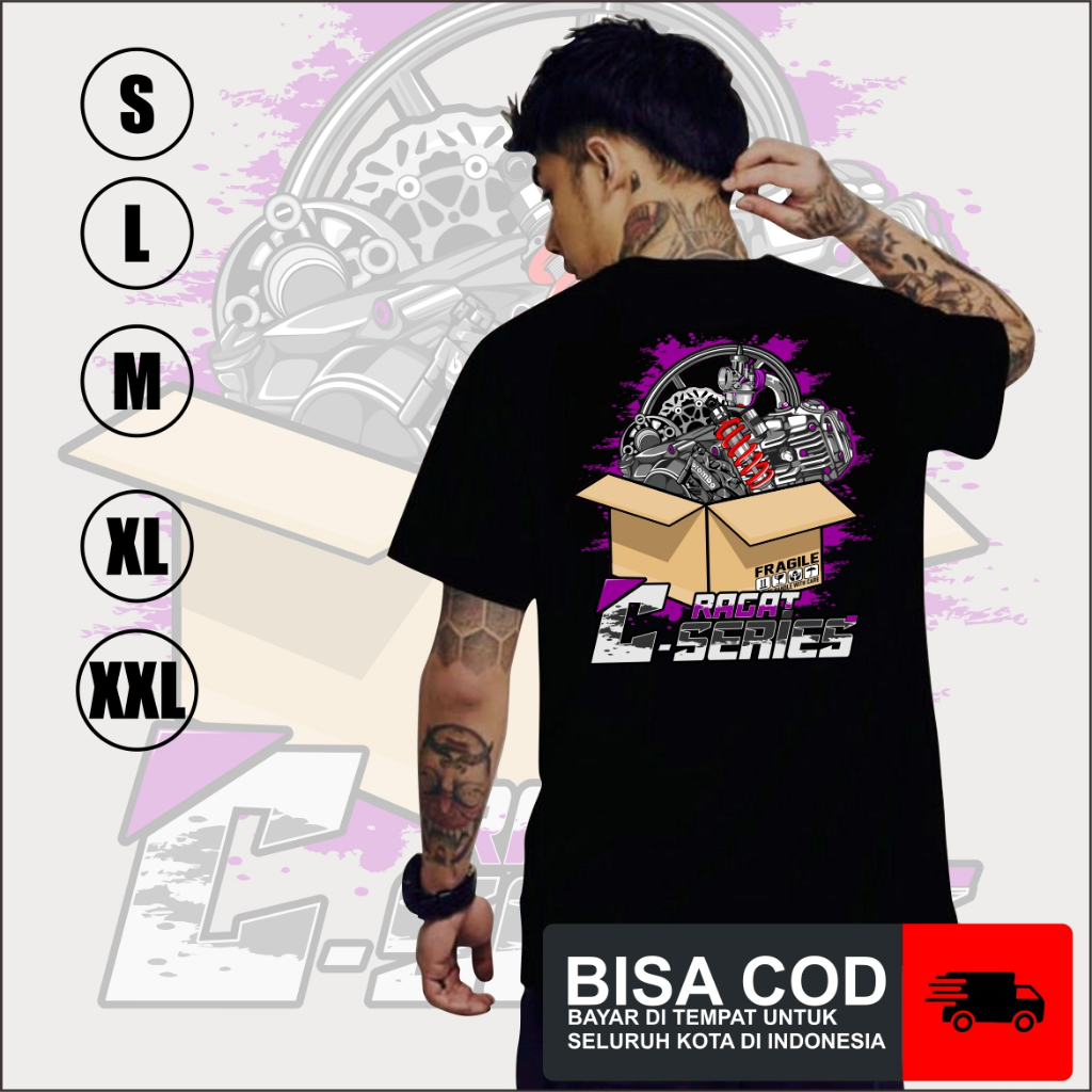 Terbaru Kaos Distro Ragat C Series - Kaos Atasan T Shirt Pria Wanita Ragat C Series Keren Cotton Com