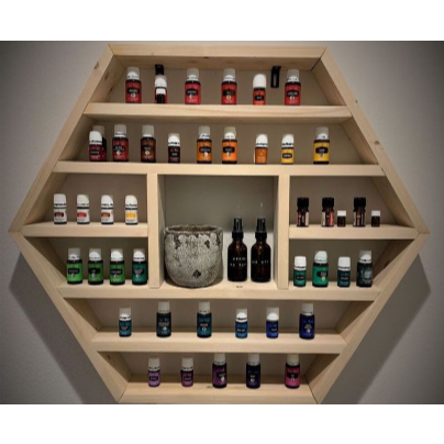 rak kayu/rak display kutek/rak serbaguna