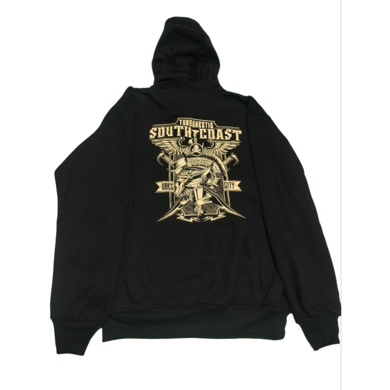 Hoodie Pria Distro Bahan Tebal//Gambar Belakang//Sablon