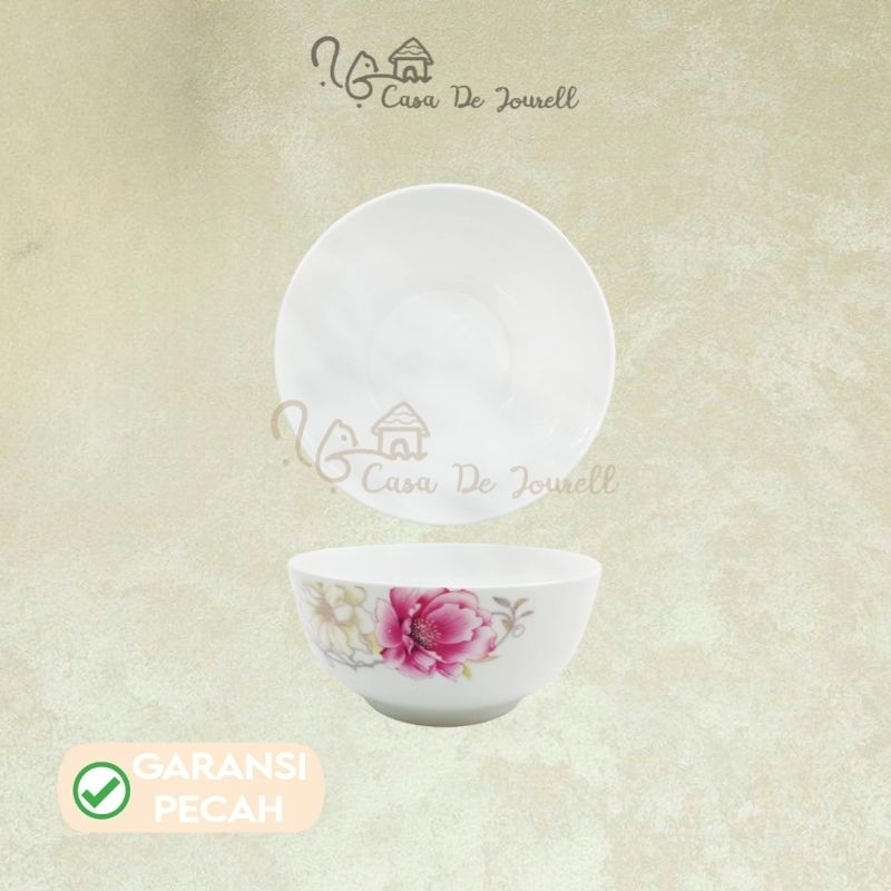 [X20-500] Mangkok Korea 4.5" KB 619/Keramik/Mangkok Korea bunga/Mangkok korea bunga cantik