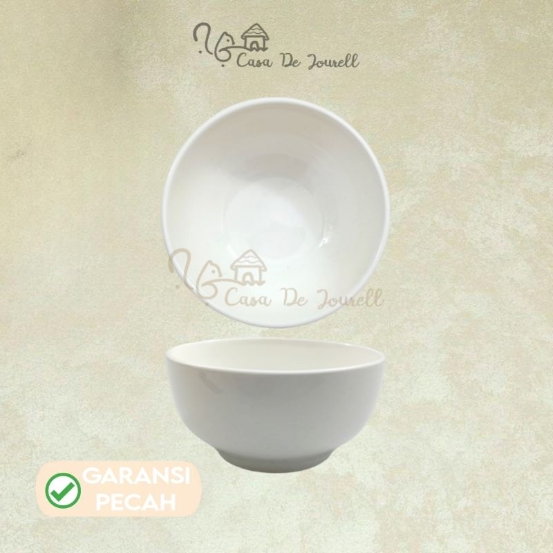 [L1-07] Mangkok Korea 4.5" P/Keramik/Mangkok korea polos putih/Mangkok korea aesthetic