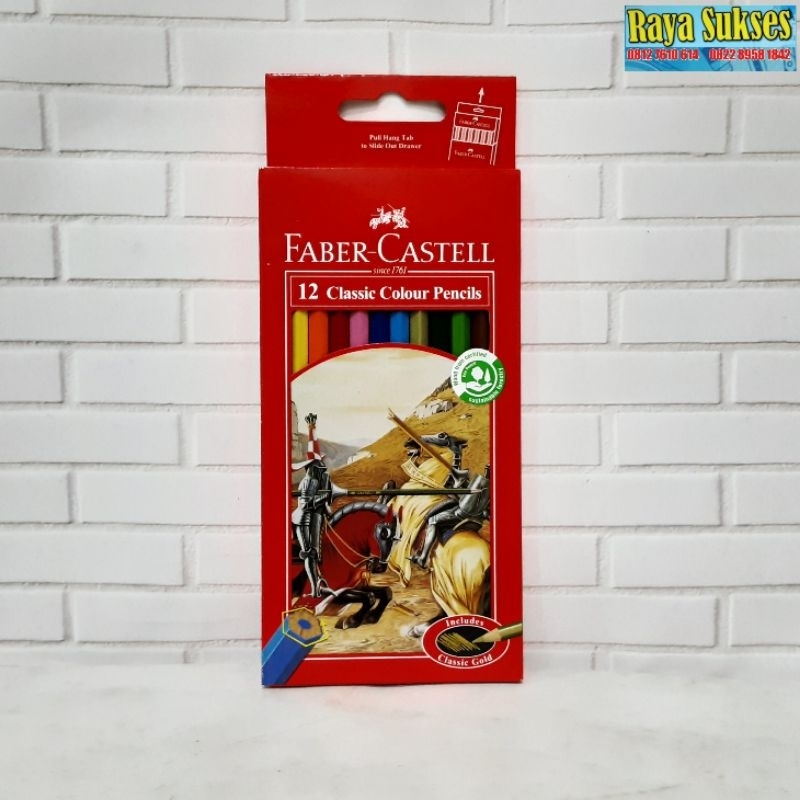 

Faber-Castell Pensil Warna Classic 12 Warna/Pensil Warna Faber Castell-Original