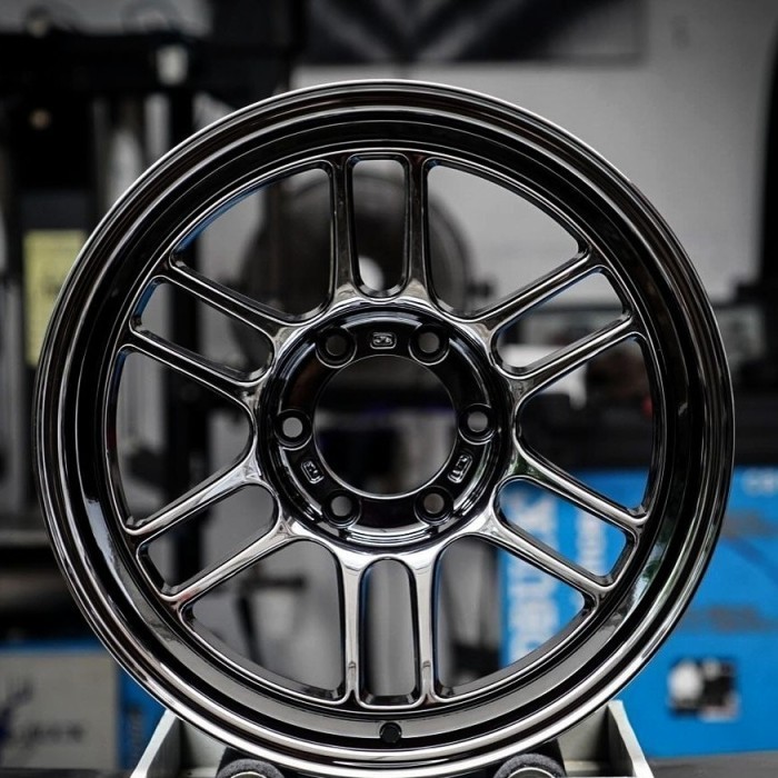 velg ring 18 Pajero Fortuner Hilux velg racing ENKEI RPT BLACK CROME R18 velg ring 18 Pajero Fortune