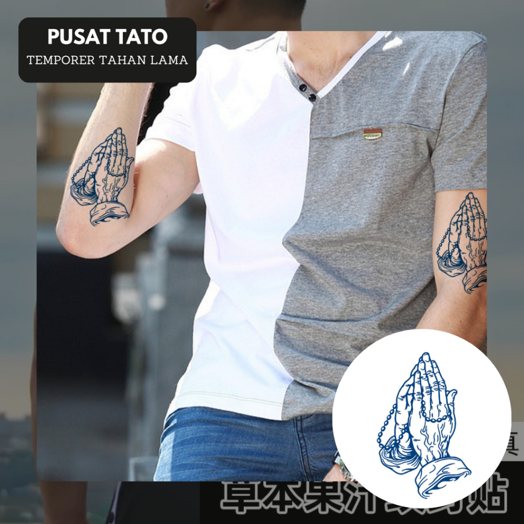 PREMIUM GZ082 Tatto semi permanen fruit ink tahan lama 2 minggu motif tangan aesthetic simple keren 