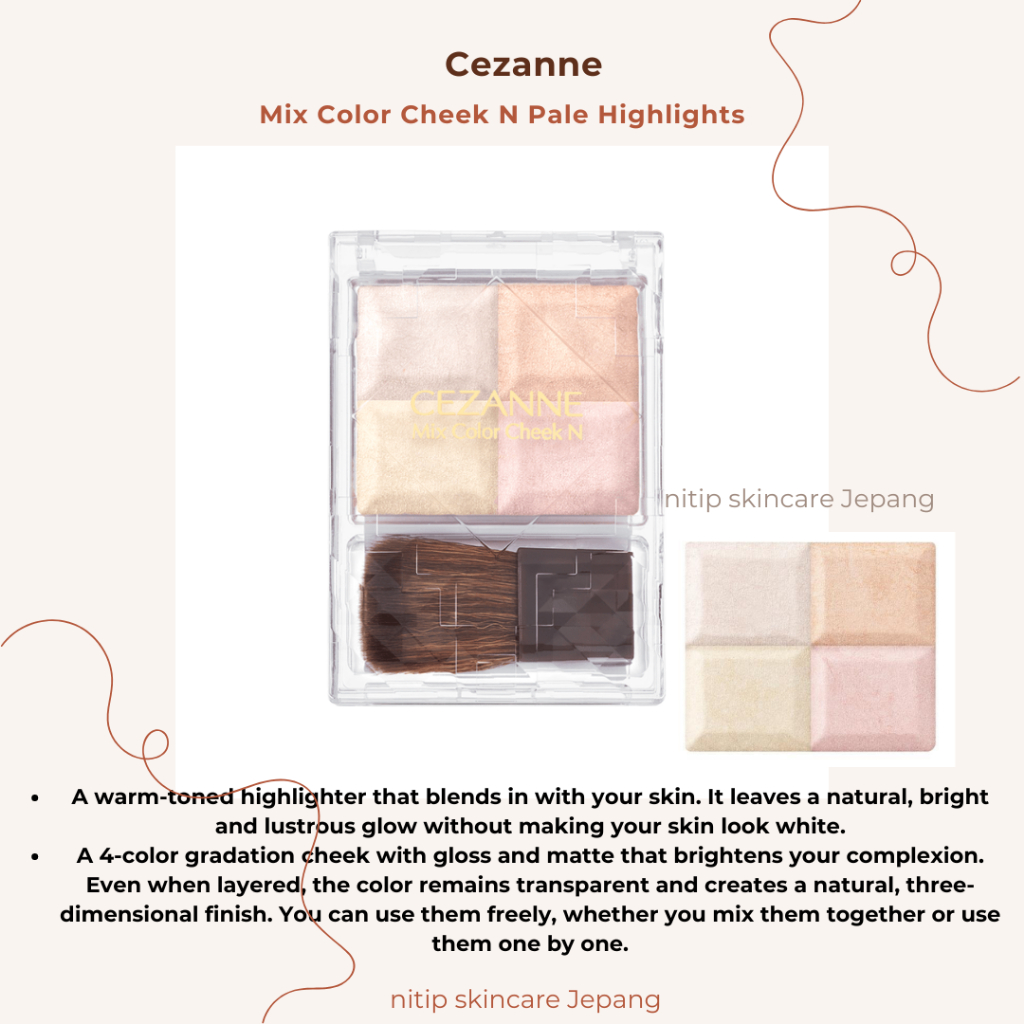 PO Jepang-- cezanne Mix Color Cheek N original cezanne japan