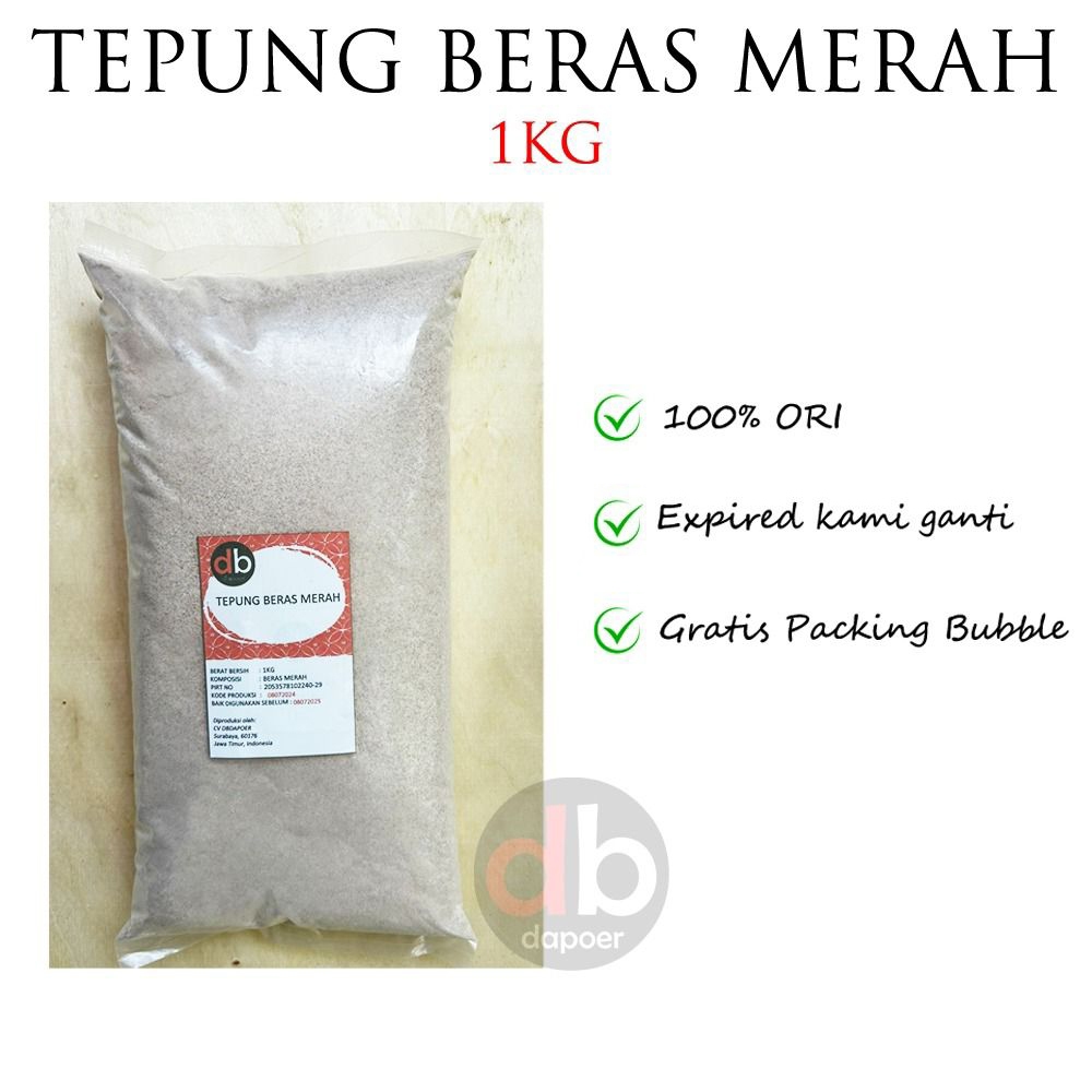 

Tepung Beras Merah 1kg