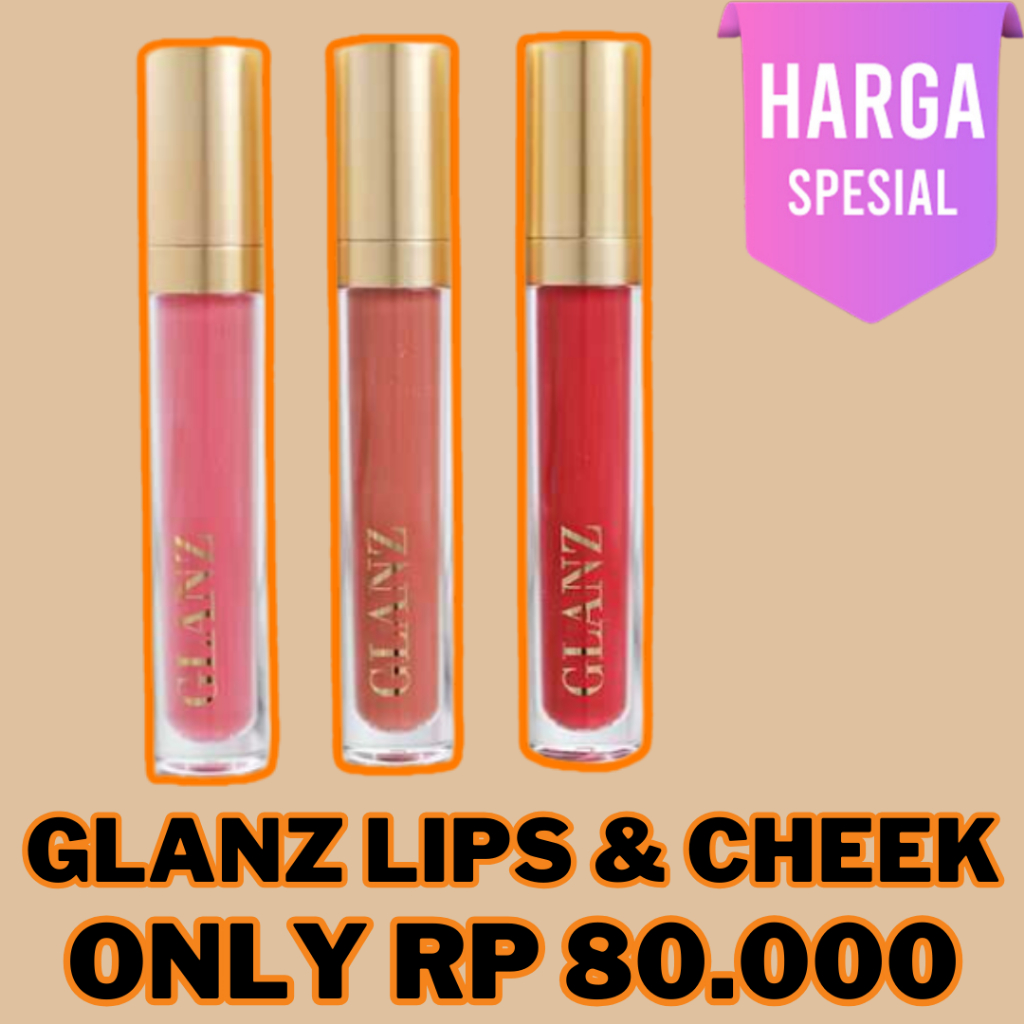 Disc 20% Glanz Lip And Cheek Promo Terbatas KK Indonesia Original Ekstrak Bunga Edelweiss