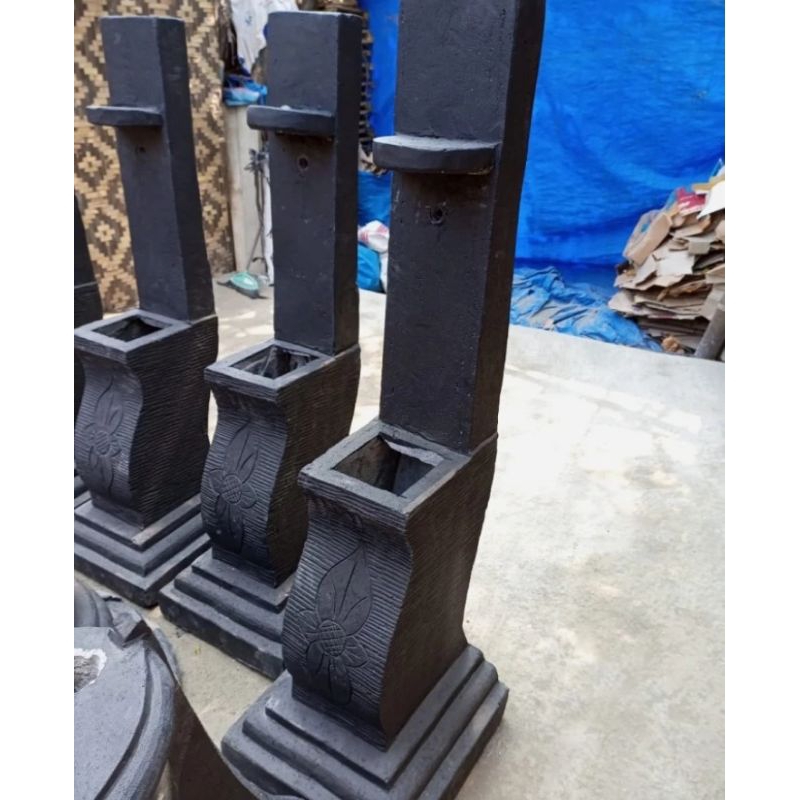 BATU ALAM WASTAFEL CANDI UKIR HITAM