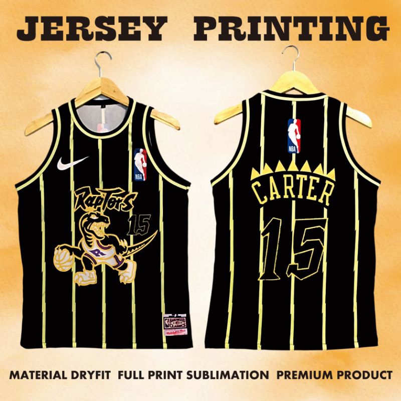 JERSEY BASKET RAPTORS CAPTER HITAM