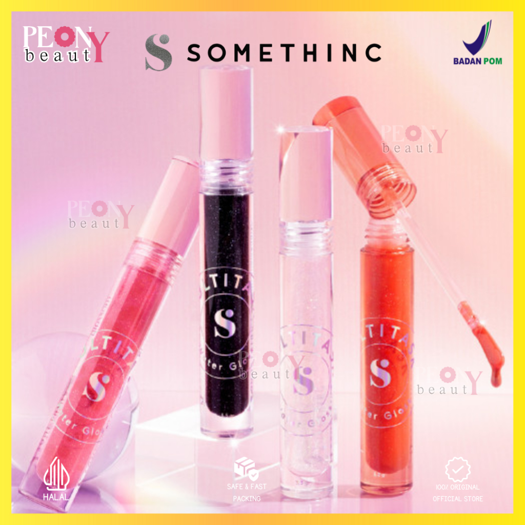 Somethinc Multitask Water Gloss |  Lip Gloss | Somethinc Lip Gloss | 100% Original | BPOM