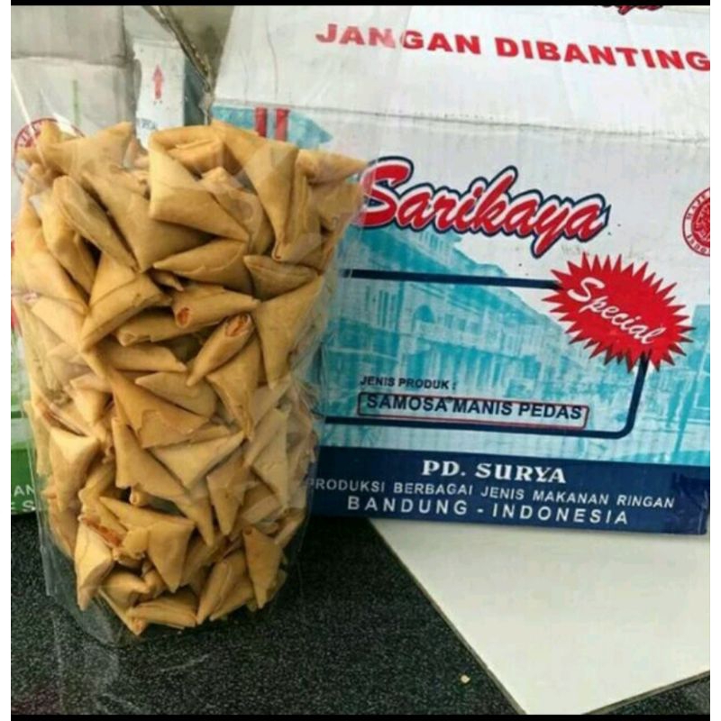 

samosa udang Krispy pedas manis 500gr