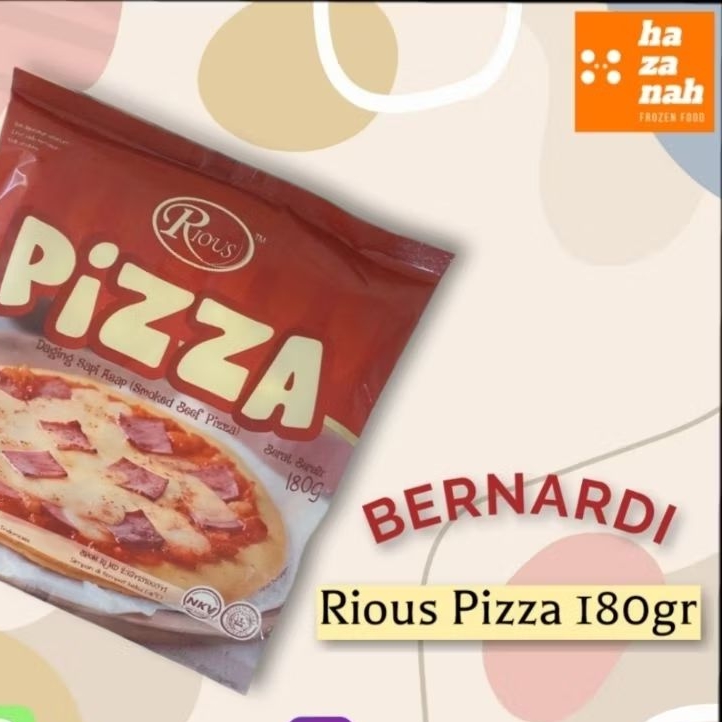 

Rious Pizza 180gr (by Bernardi) FROZEN