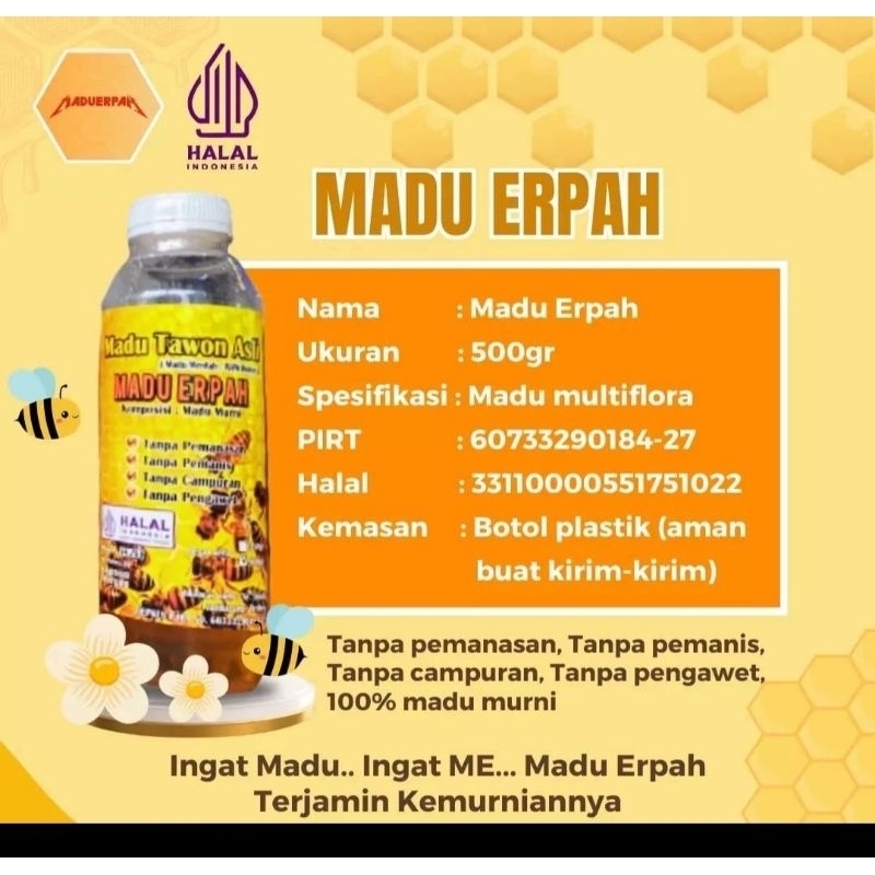 

madu murni erpah