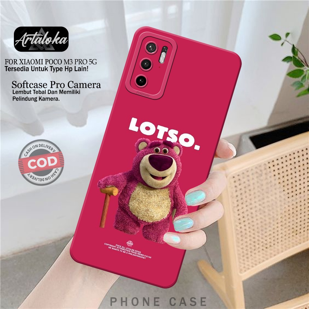 Softcase Hp Xiaomi Poco M3 Pro 5G Fashion Case Kartun Case Poco M3 Pro 5G Silikon TPU Pro Camera Cas