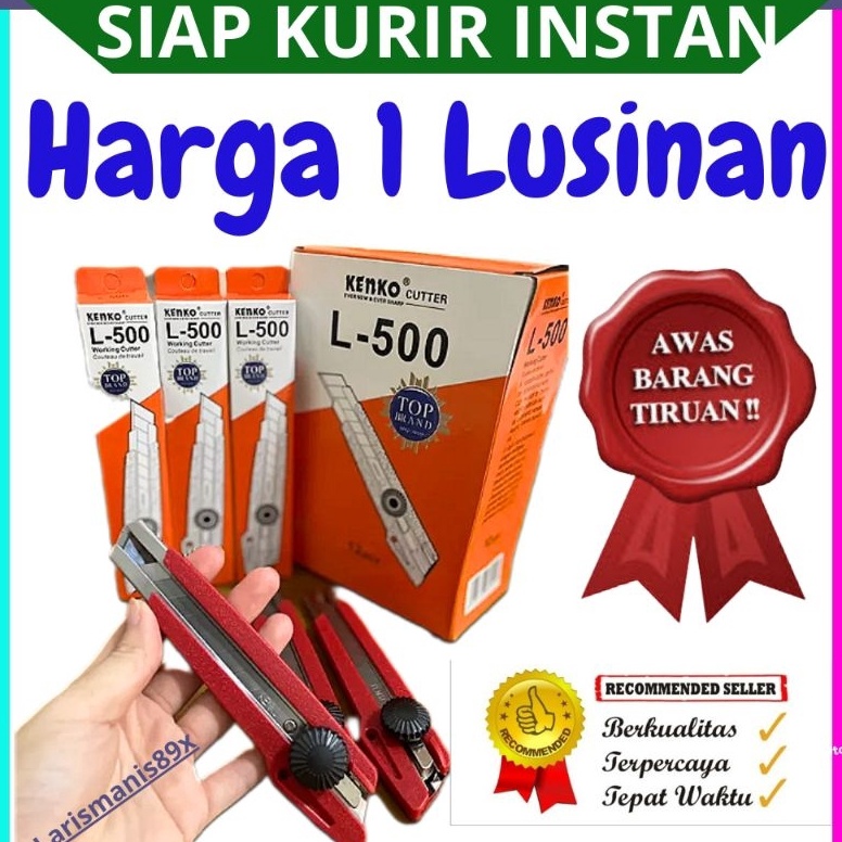 

KODE S18V Pisau cutter kenko L5 1 lusin Termurah
