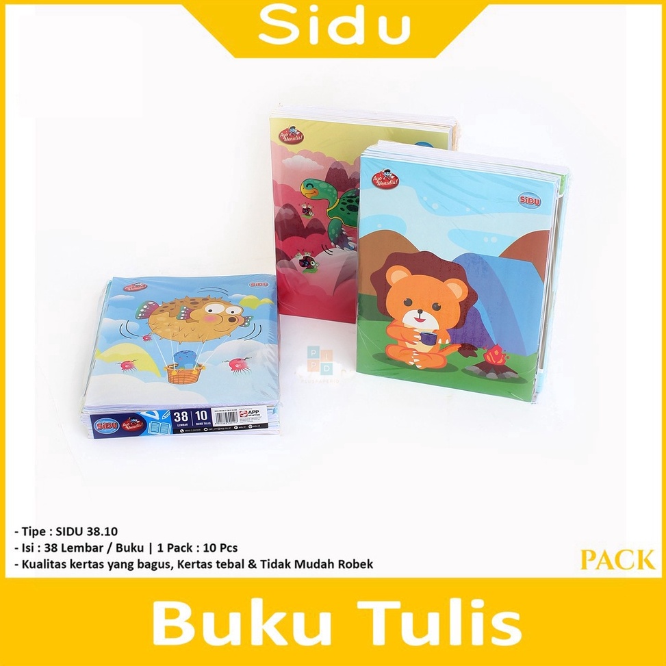 

SIDU Buku Tulis Garis 38 Lembar Varian Pack KODE W5N7