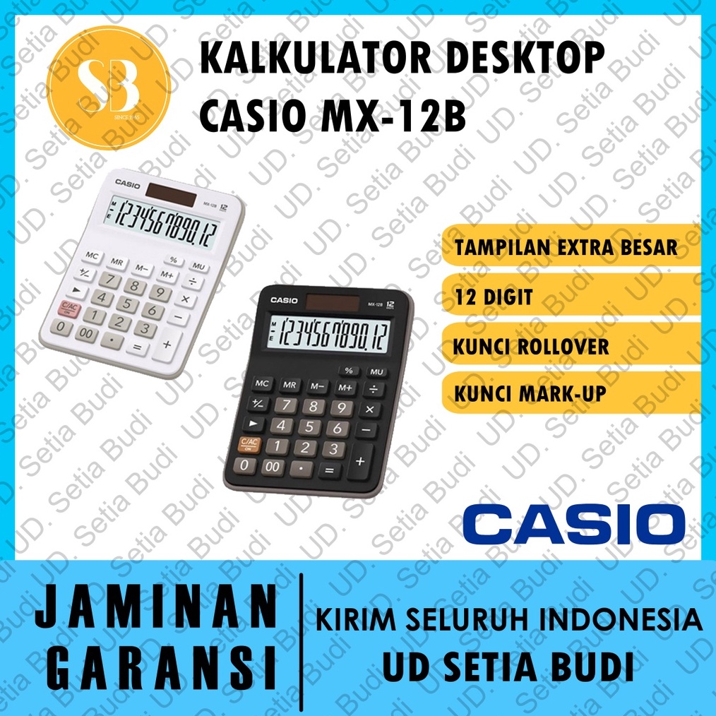 

Kalkulator Desktop CASIO MX12B Baru dan Asli KODE N9W6