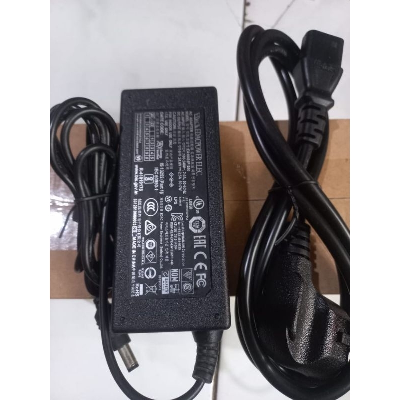 Adaptor Casio 24V 2,5A MZX300 MZX500 Digital piano power suplly