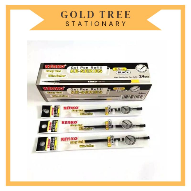 

Gold Tree - Refill /Isi Ulang Tinta Pena Gel 0.5mm Kenko KE Series KOTAK (Isi 24bh)