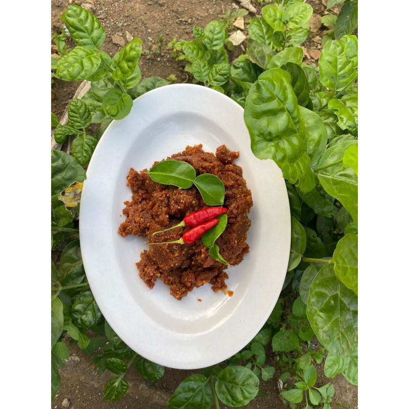 

bumbu pecel purnama rasa dijamin enak kemasan 500 gram varian tidak pedas, sedang, pedas