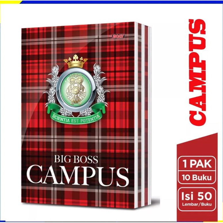 

KODE N45D Buku tulis Campus BIG BOS 5 Lembar 1pak1buku