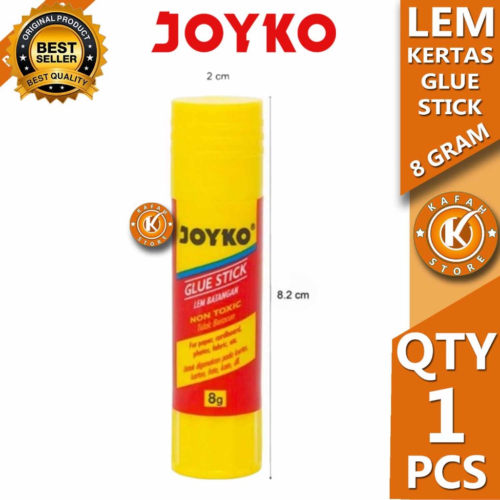 

LEM KERTAS JOYKO GLUE STICK 8 G kafah store
