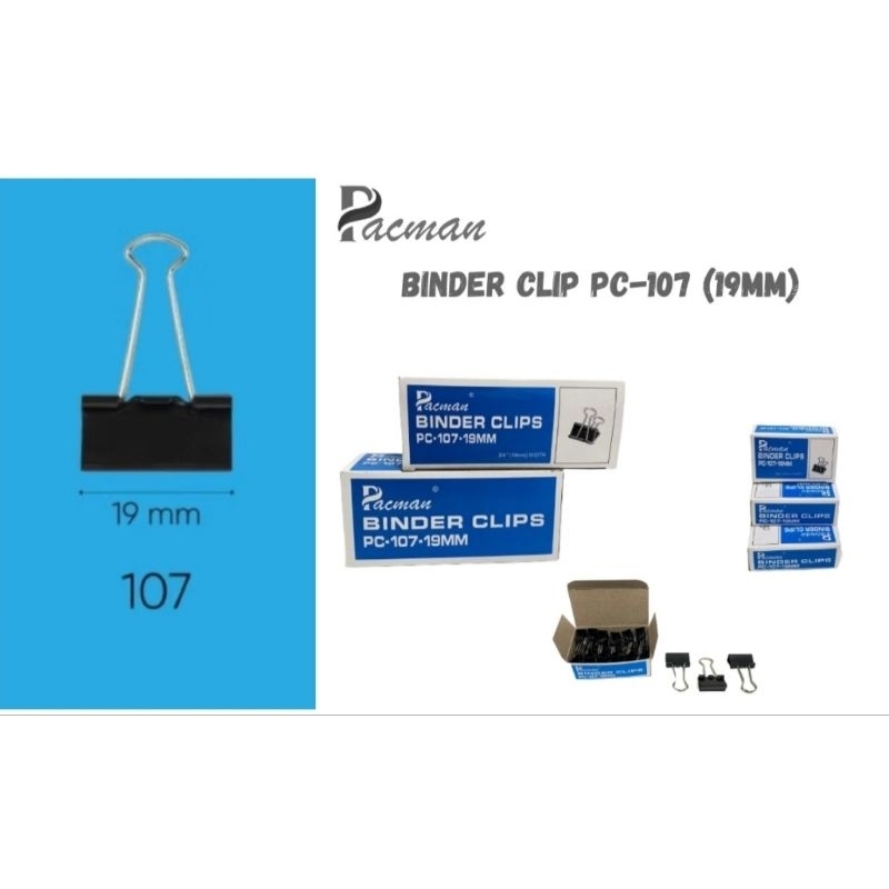 

Binder Clips 107 Per Pack isi 12 Pcs / Binder Clip Harga Grosir