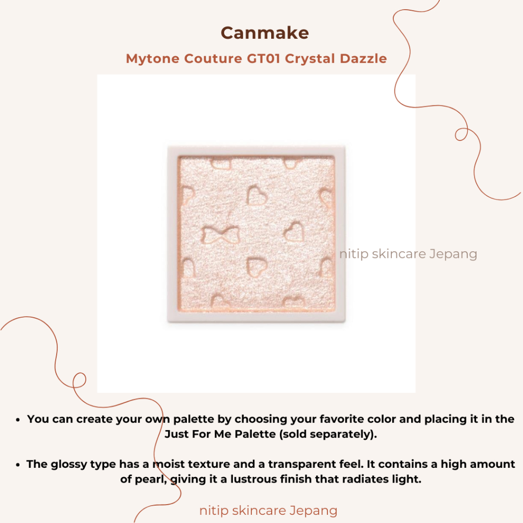 PO Jepang-- canmake highligher, canmake Mytone Couture original canmake japan, highlighter, make up