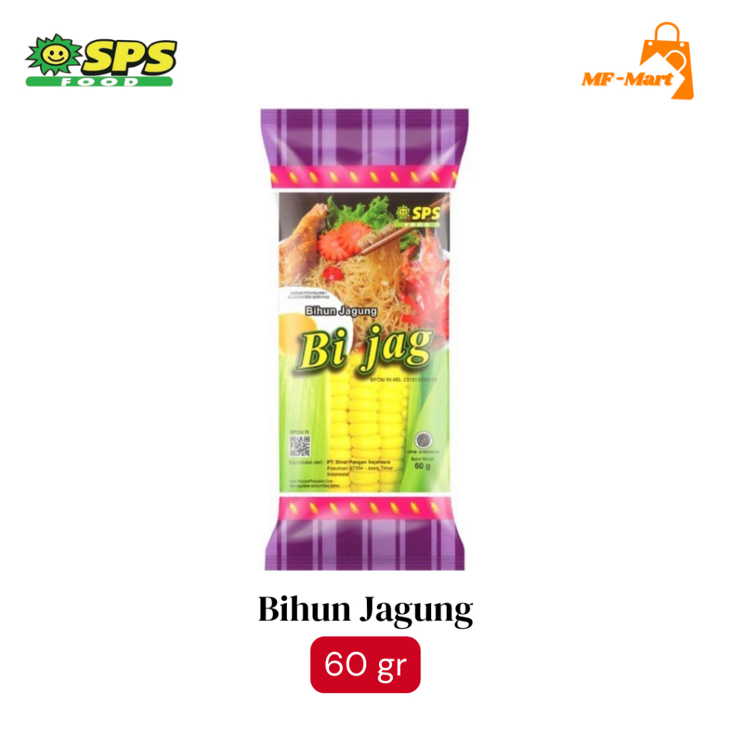 

BIJAG BIHUN JAGUNG 60 gr l MIE BIJAG 60 gr l SPS FOOD