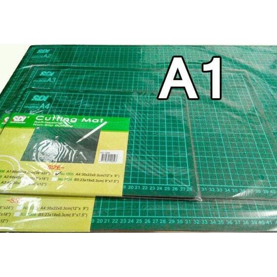 

KODE I89Y CUTTING MAT SDI A1 SIZE 9X6CM ALAS POTONG KAIN KERTAS