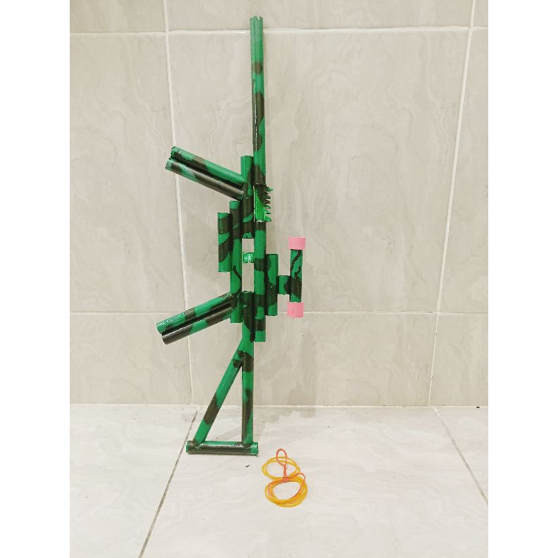 Mainan tembak PVC Peluru Karet /Pistol Mainan Anak Model Laras Panjang