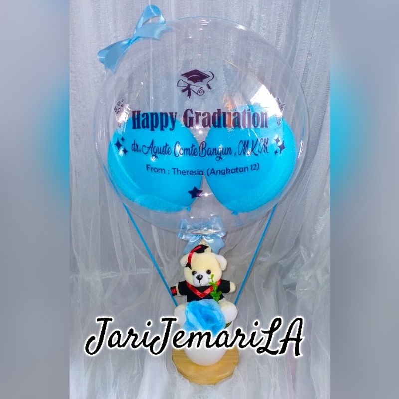 BISA KIRIM HARI INI - Bloom box medan, buket balon medan, buket balon wisuda medan