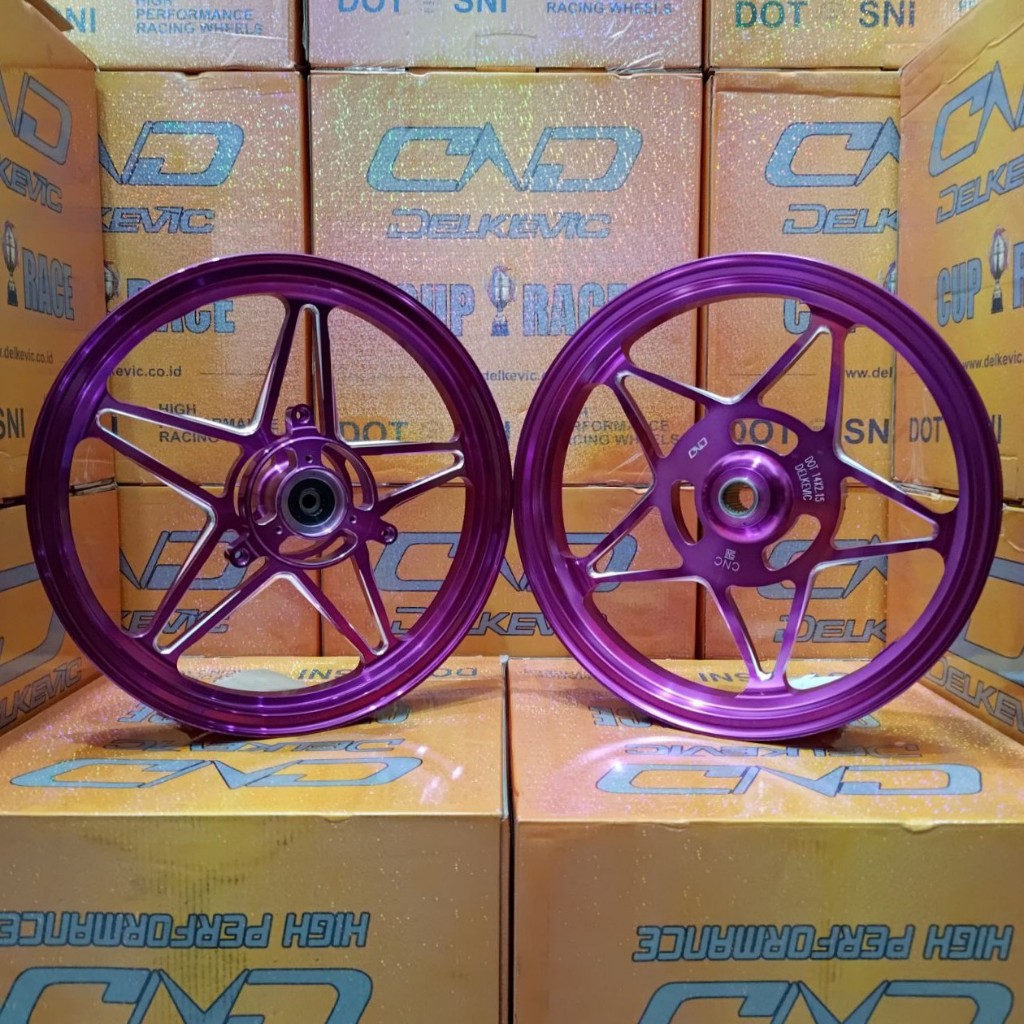 Velg Racing Palang Bintang Delkevic DND X1 CNC 185 215 ring 14 Aerox Connected New Old Nmax Baru Lam