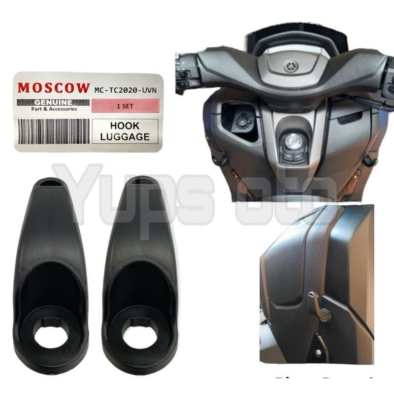 GANTUNGAN BARANG STANDAR YAMAHA NMAX NEW NMAX 2020 HOOK LUGGAGE 1 SET / 1 PC CANTOLAN BARANG NMAX NE