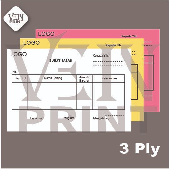 

Surat Jalan F5 3ply putih, kuning dan pink