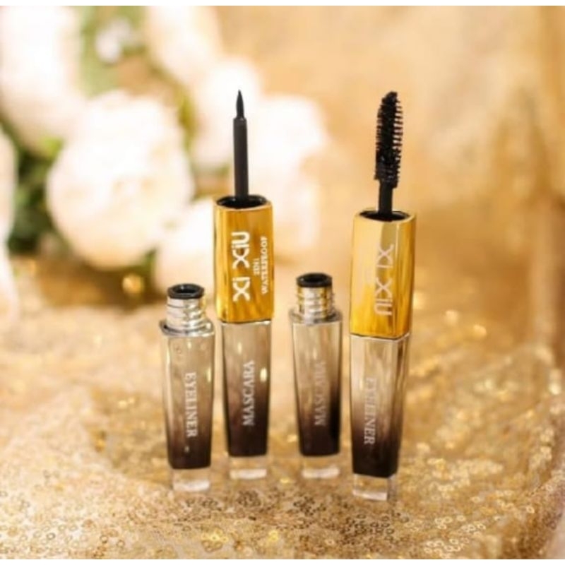 ❤️ yamshop ❤️ [BPOM ] Xi Xiu Mascara & Eyeliner 2in1 || Xixiu Maskara Eye Liner Divine Ori Makassar 
