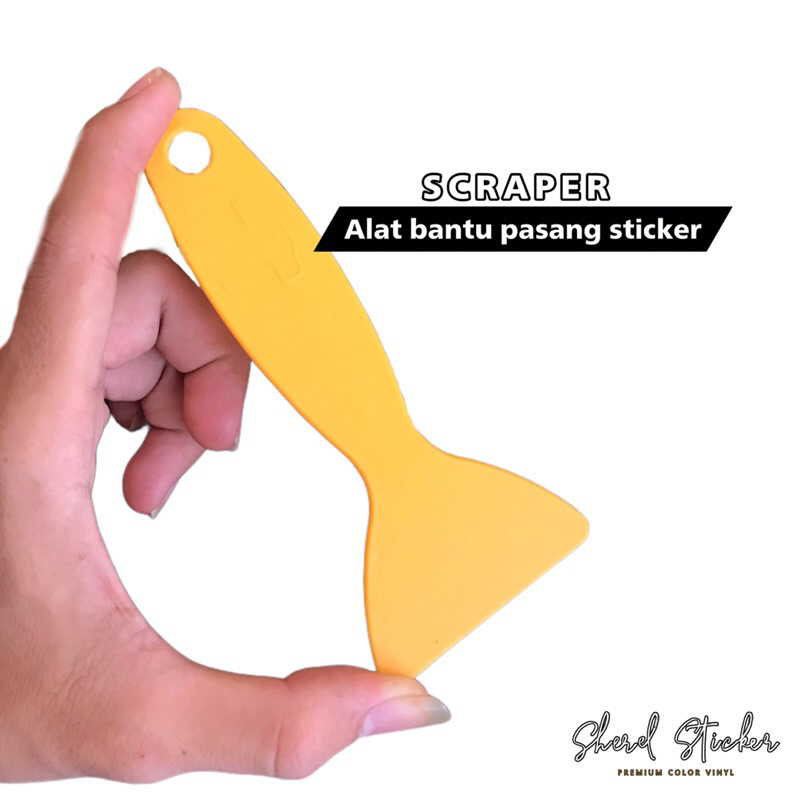 SCRAPER ALAT PASANG STIKER SKOTLET