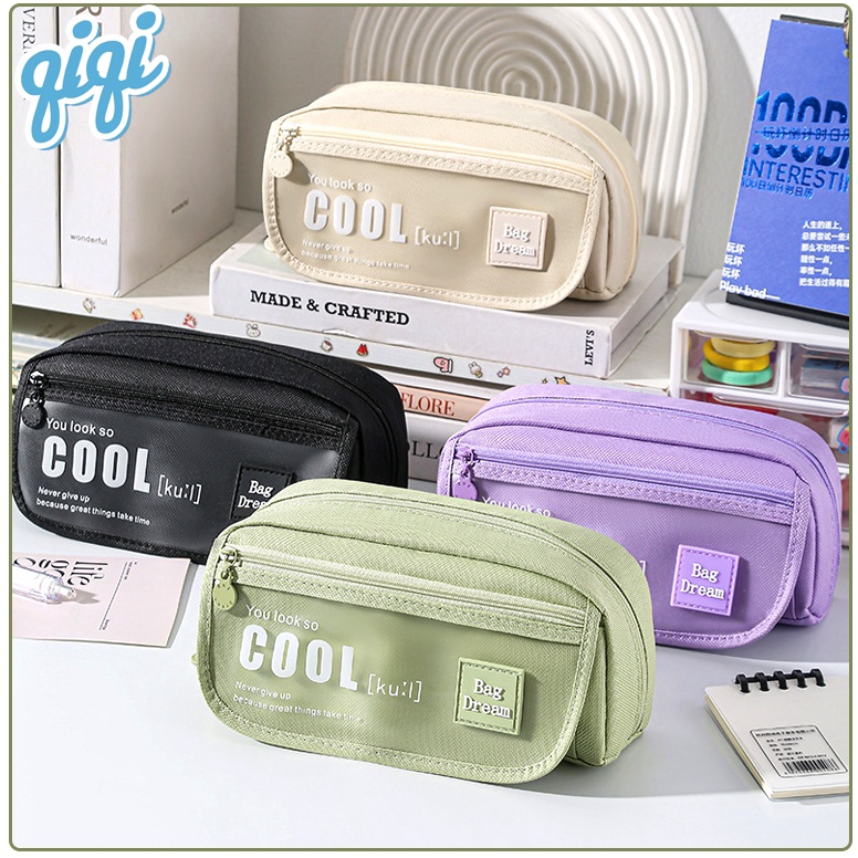 

KODE G85L kotak pensilTempat pensil Tas pena kapasitas besarTas pena bernilai tinggi Multi layer Qiqi Treasure
