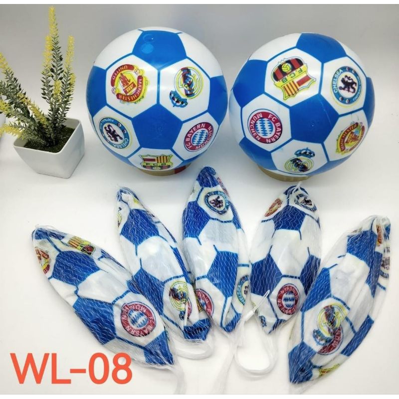 Bola Karet Plastik + Pentil