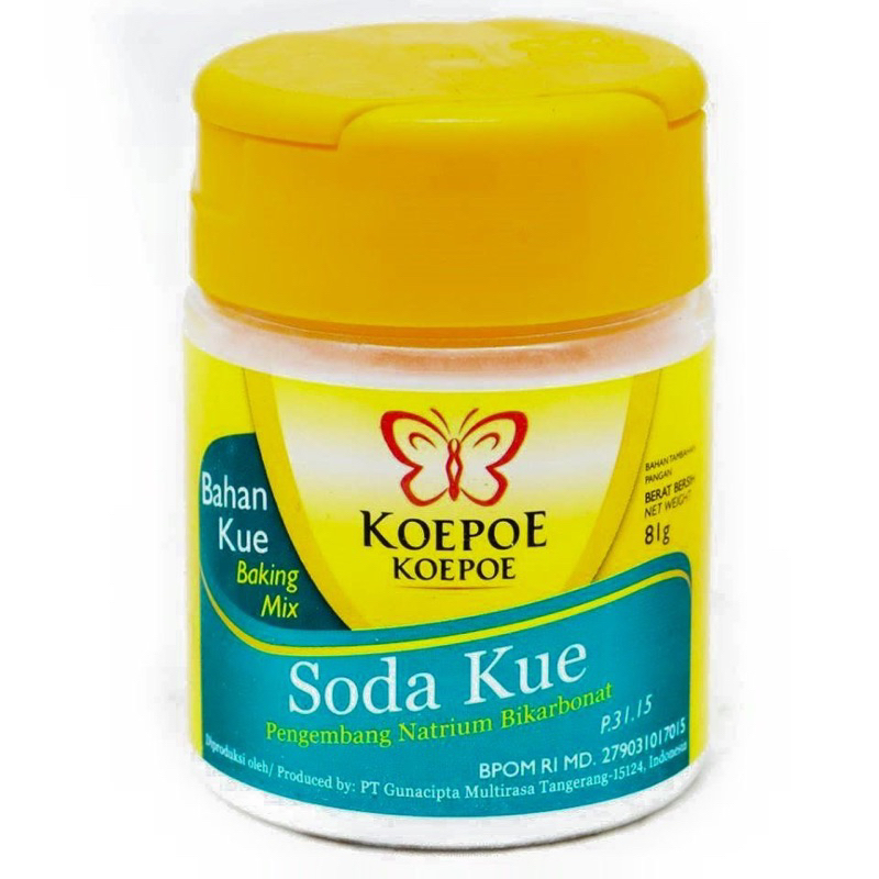 

Soda kue KoePoe KoePoe 150gr pengembang natrium bikarbonat