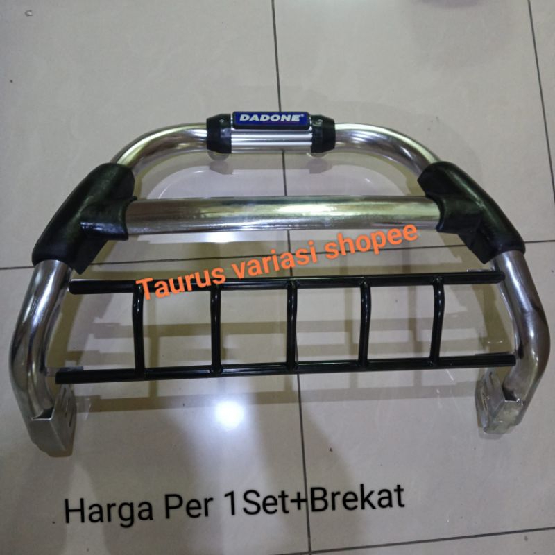 Tanduk Pengaman Bumper Depan Mobil Stenlis INNOVA INOVA 2004 2005 2006 2007 2008 2009 2010 2011 2012