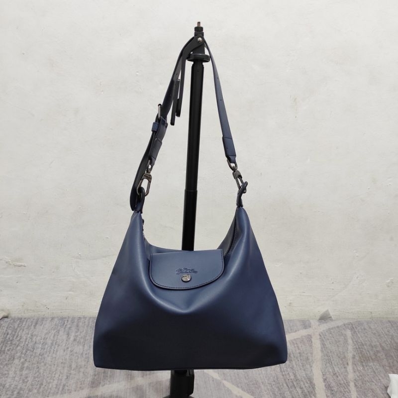 Prelove LC Hobo Le Pliage Size M - Navy / LC Hobo / Shoulder Bag