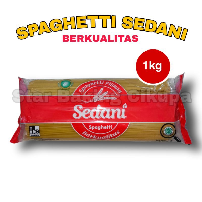 

PASTA SEDANI SPAGHETTI 1KG Halal Lezat