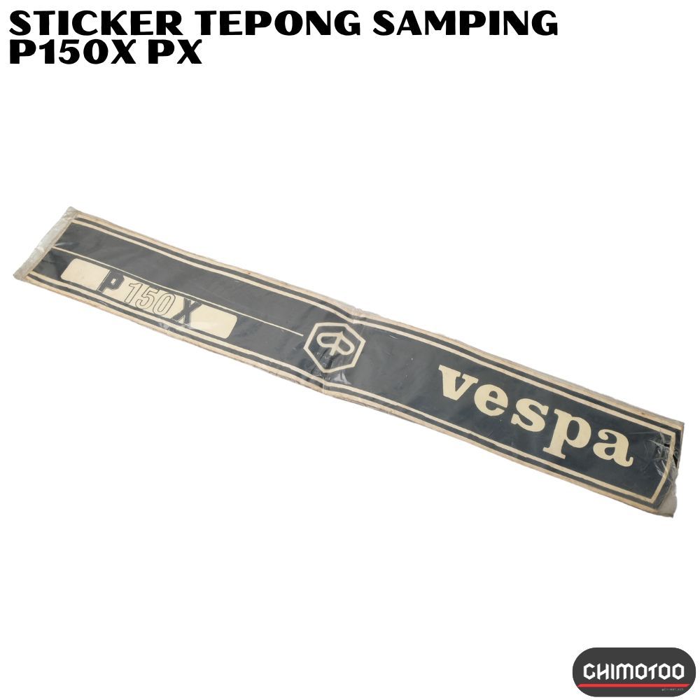 Sticker Stiker Tepong  Samping Vespa P150X Px