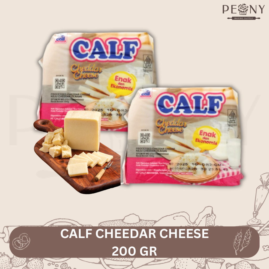 

CALF CHEEDAR CHEESE 200 GR