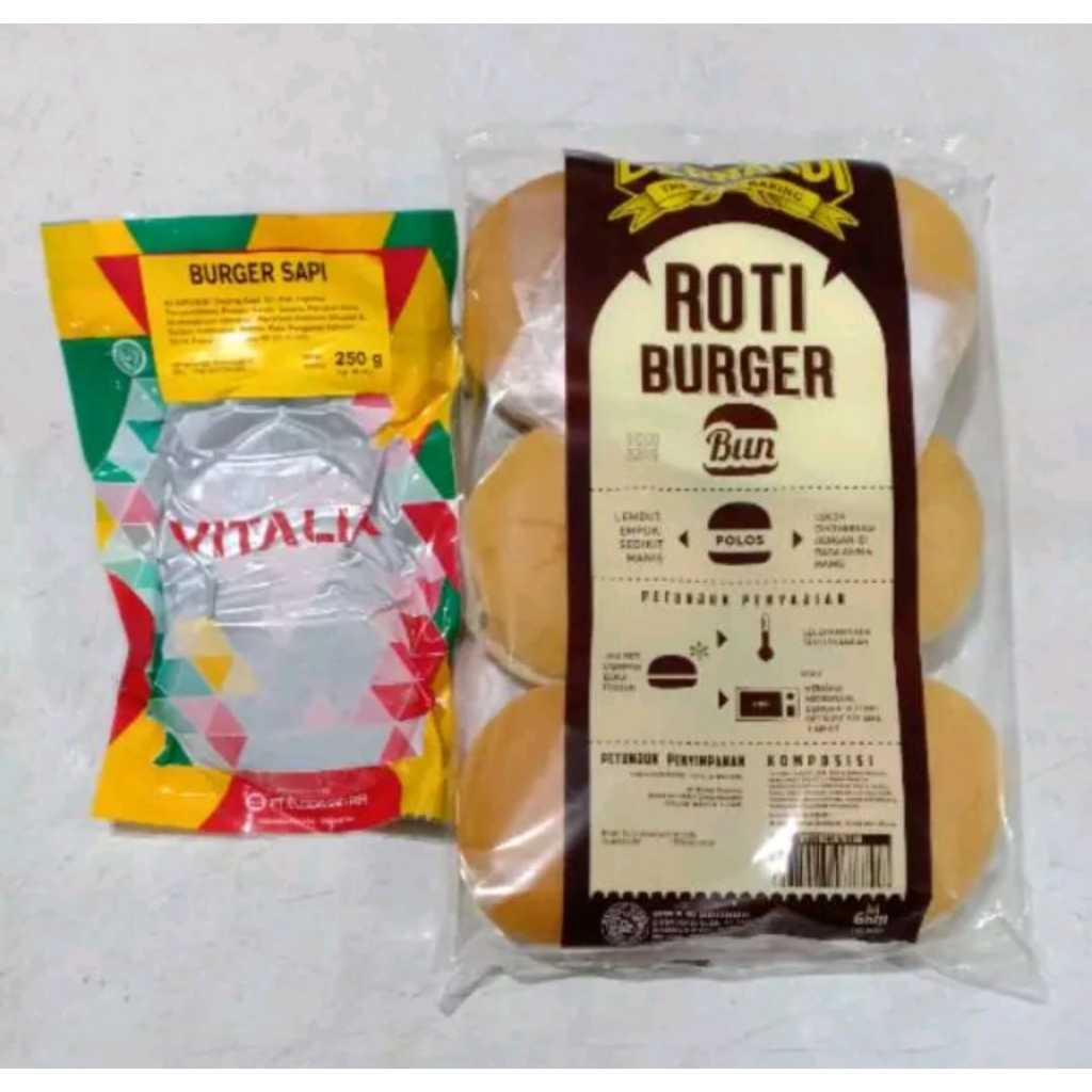 

[PAKET] Bernardi burger polos 6s + Vitalia burger 10s 250gr