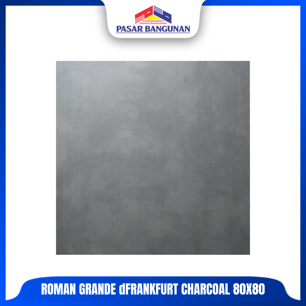 Roman Granit Grande dFrankfurt Charcoal 80x80