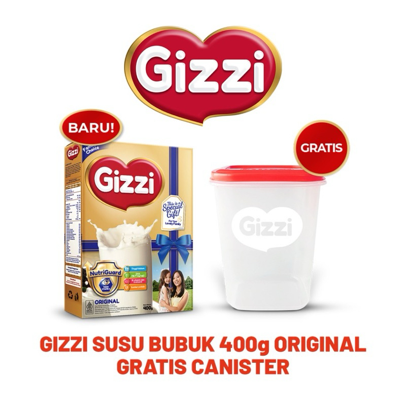 

{ PO } Gizzi Susu Bubuk 400gr Original EXP DEC 2026