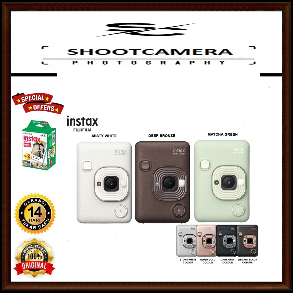 FUJIFILM INSTAX MINI LiPLAY - FUJIFILM INSTAX LiPLAY